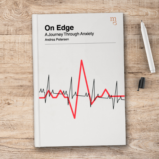 My interpretation of On Edge: A Journey Through Anxiety Book Cover