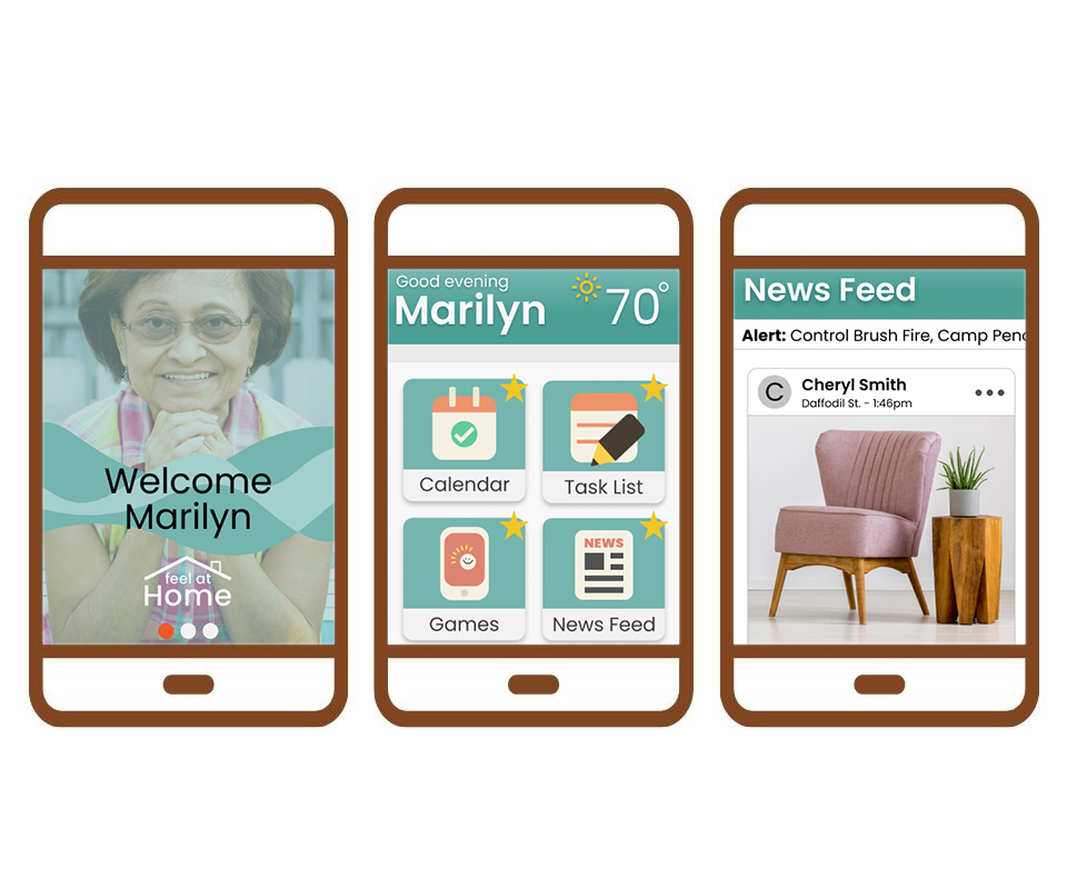 Feel at Home Senior Citizen Connection App