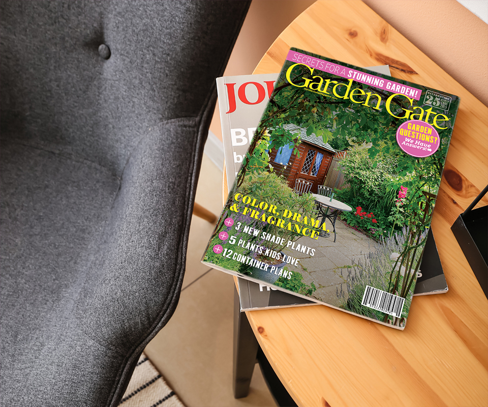 Garden Gate magazine print design